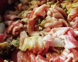 簡単♪豚バラ肉とシーフードの炒め合わせ作り方8写真