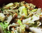 簡単♪豚バラ肉とシーフードの炒め合わせ作り方14写真
