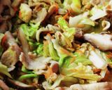 簡単♪豚バラ肉とシーフードの炒め合わせ作り方15写真