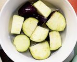 根菜茄子肉無し和風梅照り煮味温野菜サラダ作り方6写真