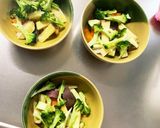 根菜茄子肉無し和風梅照り煮味温野菜サラダ作り方8写真