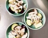 根菜茄子肉無し和風梅照り煮味温野菜サラダ作り方11写真