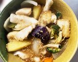 根菜茄子肉無し和風梅照り煮味温野菜サラダ作り方16写真