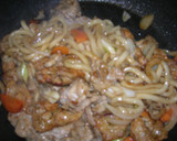 美味しいちぎりさつま揚げ入り、焼うどん作り方5写真