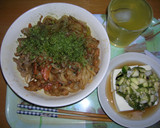 美味しいちぎりさつま揚げ入り、焼うどん作り方6写真
