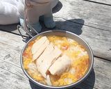 サラチキチーズのトマ玉スープ作り方4写真