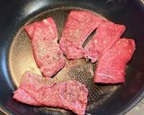 簡単一品！牛肉焼き肉をおろしポン酢で作り方1写真