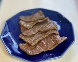 簡単一品！牛肉焼き肉をおろしポン酢で作り方4写真
