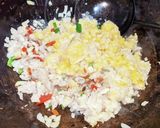 カリフラワー米炒飯作り方4写真