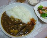 簡単カロリー半分★なすのキーマカレー風作り方5写真