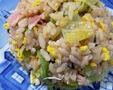 簡単！レタスの炒飯作り方8写真