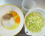 カリもっち生地！チーズ伸びるお好み焼き！作り方1写真