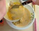 豆乳担々スープで食べるオートミールご飯作り方5写真