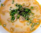豆乳担々スープで食べるオートミールご飯作り方6写真