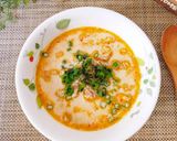 中華スープで食べるオートミールご飯作り方10写真