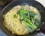 牡蠣のバター醤油パスタ作り方6写真