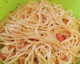 簡単明太子パスタ作り方4写真