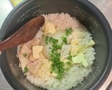 炊飯器まかせ！丸ごと玉ねぎの炊き込みご飯作り方3写真
