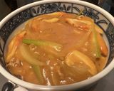 赤カレー缶で作る和風カレー丼作り方6写真