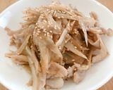 ☆ごぼうと豚肉の甘辛炒め☆作り方5写真