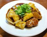 春の黒酢豚　発酵筍と新玉葱　（発酵玉葱）作り方9写真