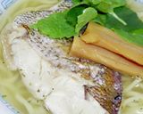 抱きしめ鯛！真鯛と鶏の塩ラーメン作り方26写真