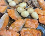 鮭とうずらと舞茸の生姜煮作り方5写真