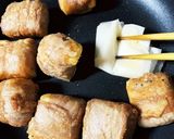 豚バラと厚揚げの甘辛オイスター角煮作り方5写真