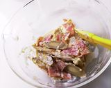 ごぼうとベーコンのマヨポンクリチさらだ作り方4写真