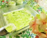 簡単牛乳消費♪抹茶ミルクマーブル寒天作り方4写真