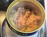 災害事に役立つ空き缶料理水漬けツナパスタ作り方27写真