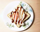 朝食に♡目玉焼きトースト作り方4写真