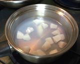 ＃冷製パスタ　夏野菜と帆立のジュレパスタ作り方1写真