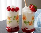 飲む牛乳かん。シャリシャリさくらんぼ牛乳作り方5写真