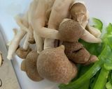 簡単お弁当！ピーマンとしめじのごま塩炒め作り方2写真