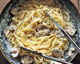 マッシュルームのクリームパスタ作り方5写真
