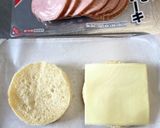 ソーセージトマトマフィンサンド作り方3写真
