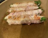 にんじんの葉　生えたら肉巻き作り方5写真