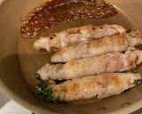 にんじんの葉　生えたら肉巻き作り方7写真