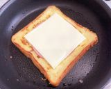 ブランチに✨ハムチーズフレンチトースト作り方5写真