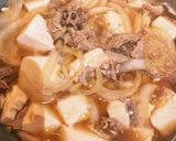 すき焼きっぽい肉豆腐作り方3写真