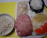 蓮根入りもっちりご飯バーグ 和風あんかけ作り方1写真