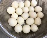 うずら卵の醤油漬け ほんのりにんにく風味作り方1写真
