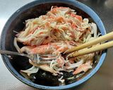 さっぱり飲めるカイワレかにかまポン酢作り方2写真