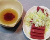 赤こんにゃくのレバー刺風作り方5写真