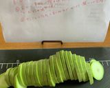 ズッキーニ揚げ焼き　ヤンニョムタレ添え作り方1写真