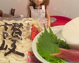 リカちゃん♡うどん(揚げ玉・茗荷・紫蘇)作り方1写真