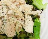 鶏むね肉を丸ごと塩茹での●鶏肉のサラダ作り方2写真