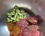 タジン・ケフタ　モロッコ風野菜肉詰め作り方2写真