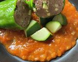 タジン・ケフタ　モロッコ風野菜肉詰め作り方7写真